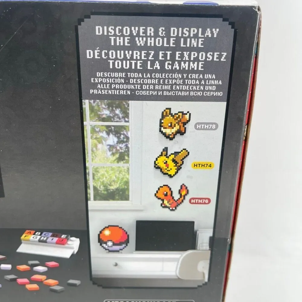 Mega Pokemon Poke Ball Pixel Art Building Set 384 Pieces New Sealed JGJ71